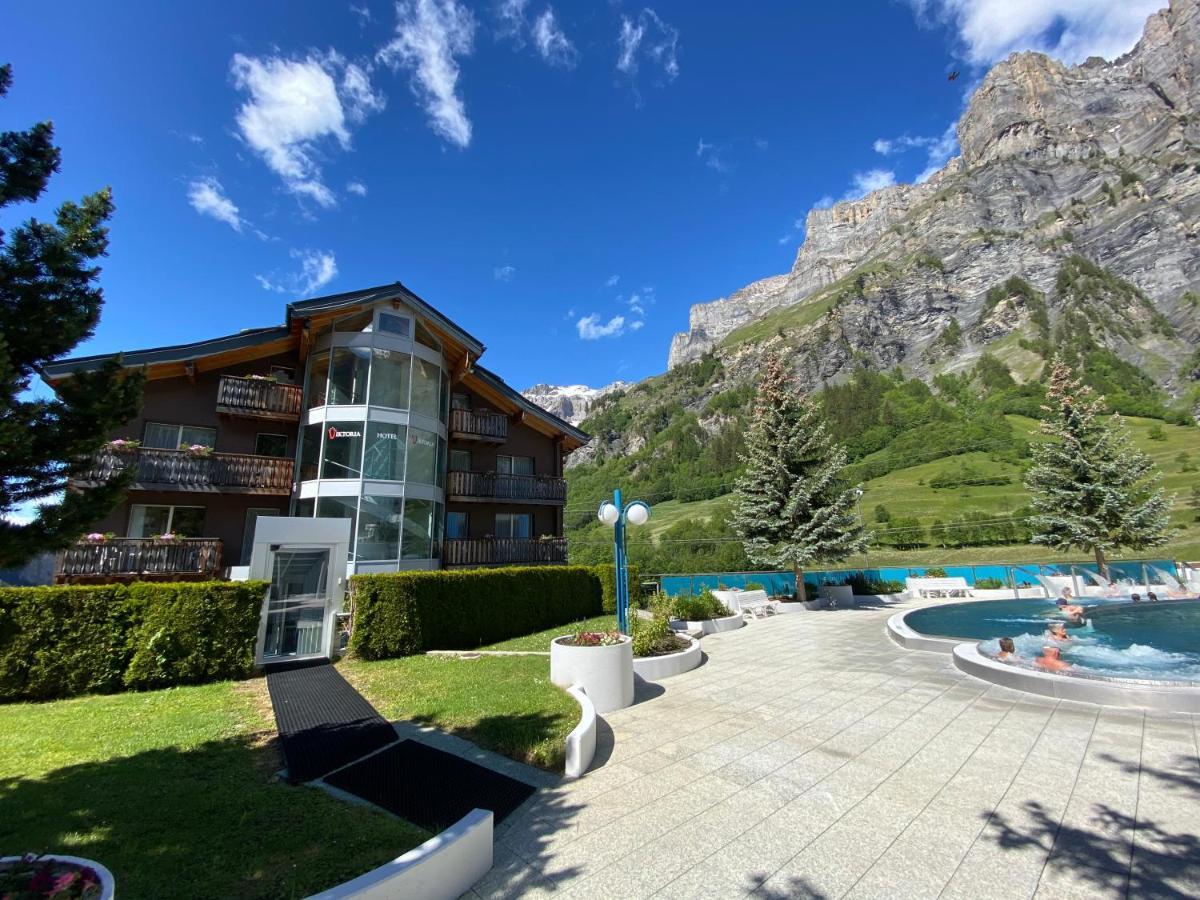 Hotel Viktoria-Leukerbad-Therme エクステリア 写真