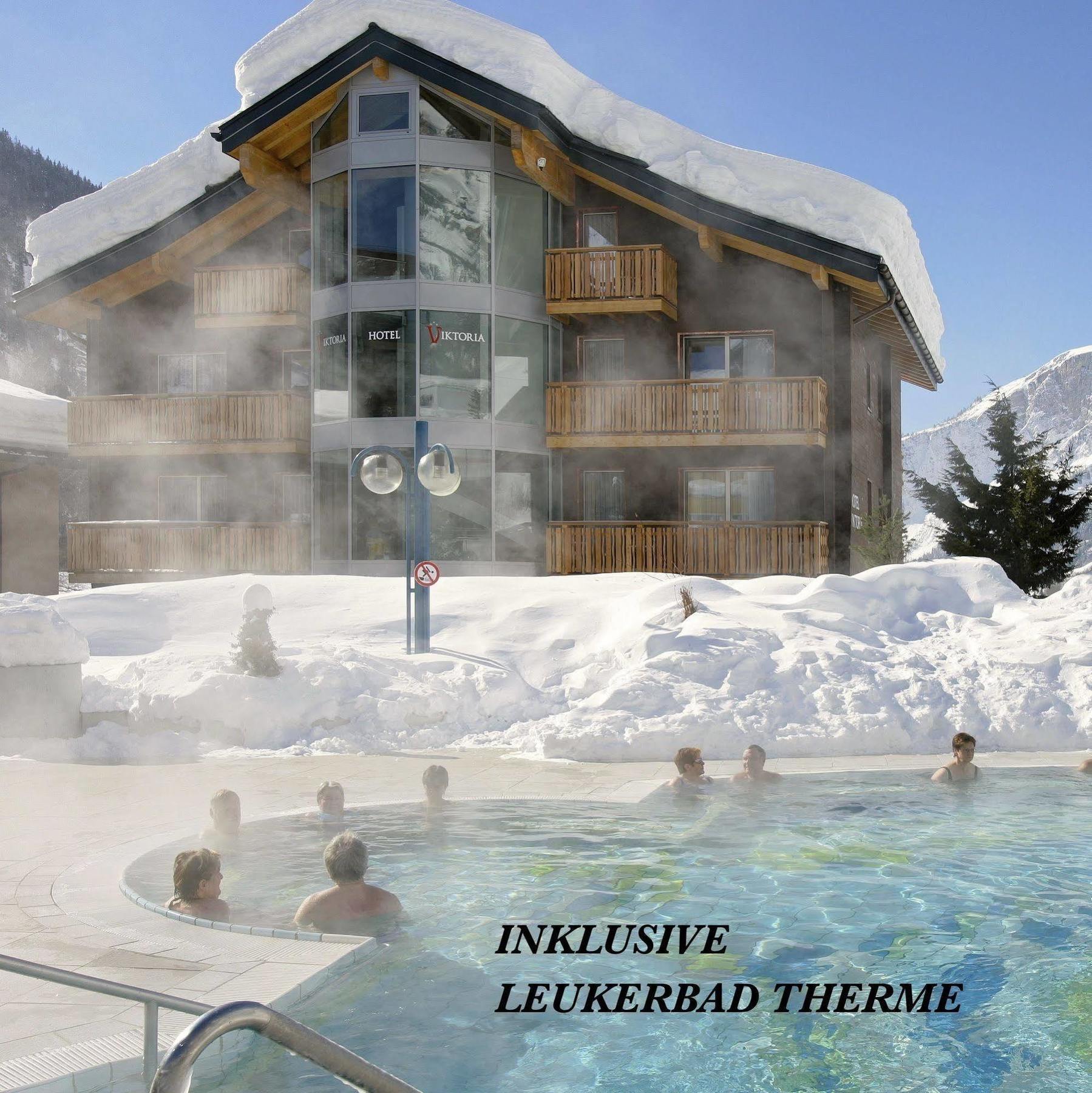 Hotel Viktoria-Leukerbad-Therme エクステリア 写真