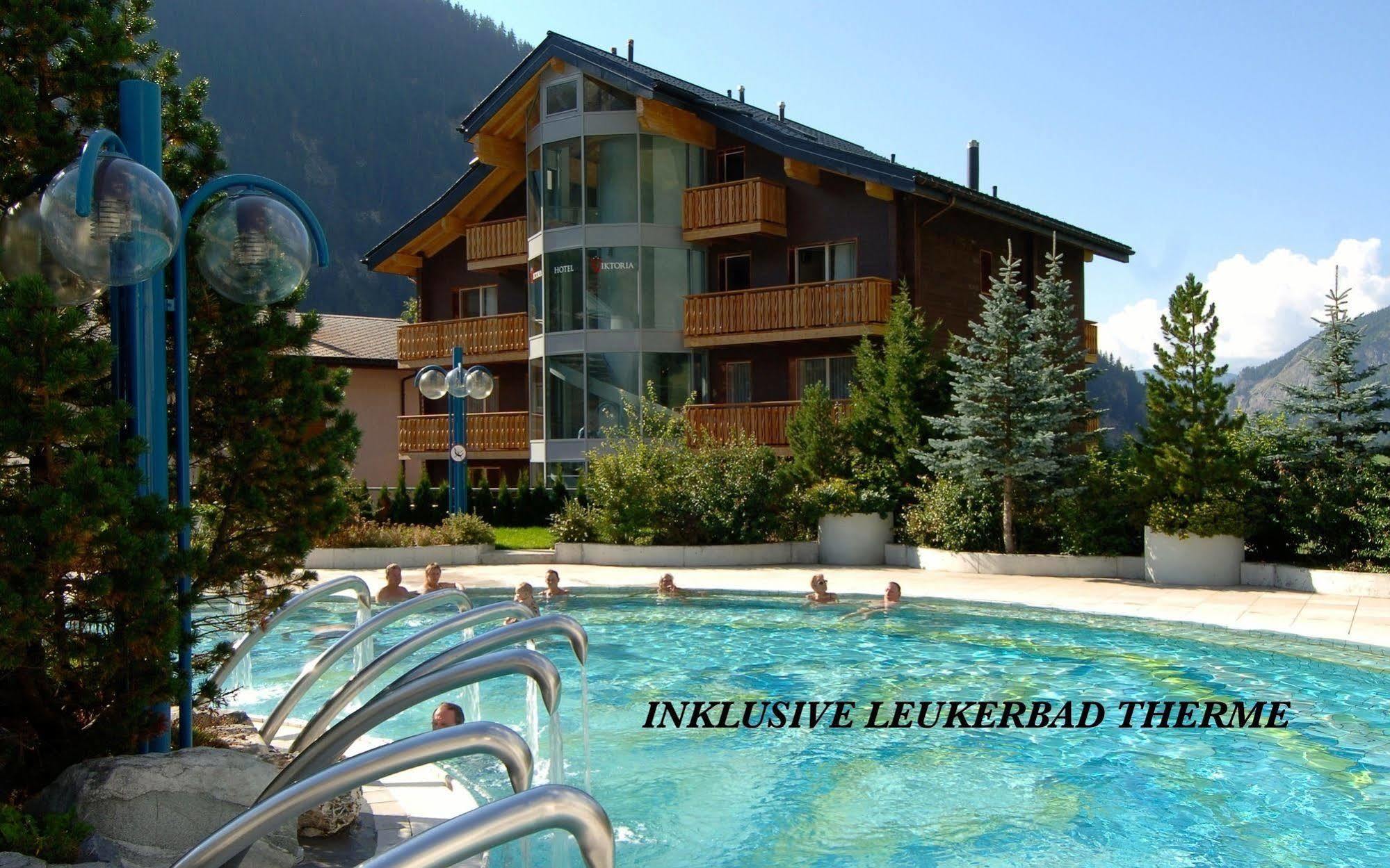 Hotel Viktoria-Leukerbad-Therme エクステリア 写真