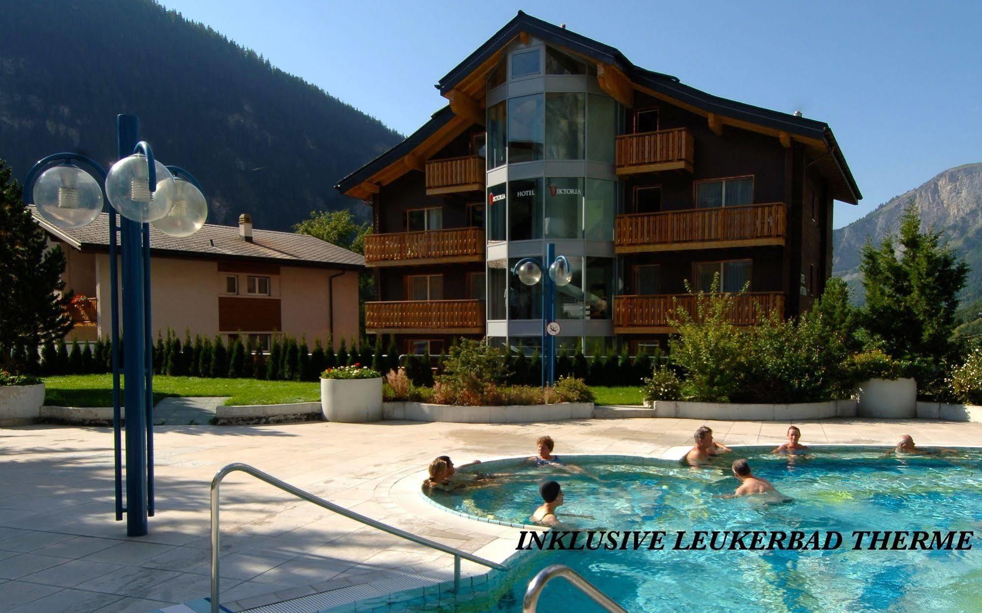 Hotel Viktoria-Leukerbad-Therme エクステリア 写真
